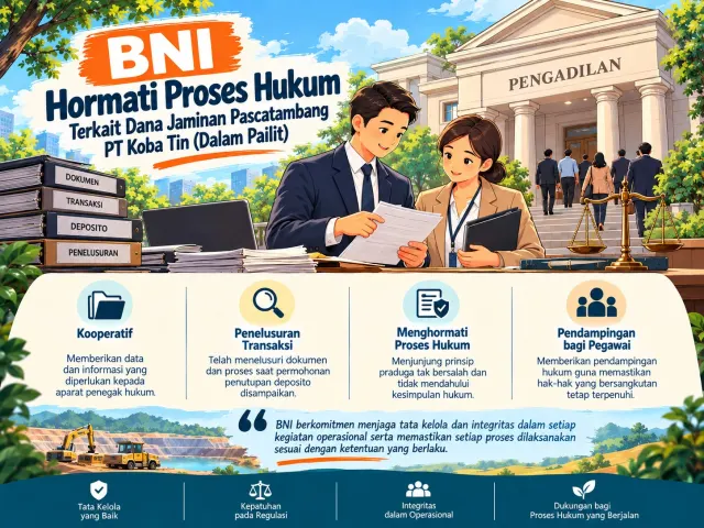 BNI Hormati Proses Hukum Terkait Dana Jaminan Pascatambang PT Koba Tin